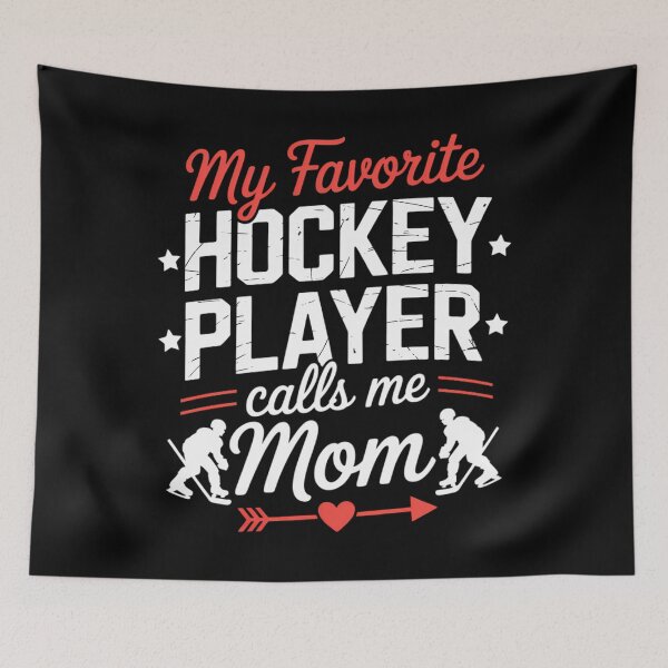 Artikelvorschau, Mein Lieblingshockeyspieler nennt mich Mama (Hockeyspieler) entworfen und verkauft von Moon-Ape.