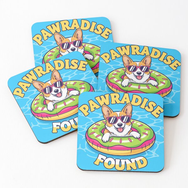 Item preview, Cute Corgi Dog Swimming Pool | Summer Paradise designed and sold by SillyPawsStudio.
