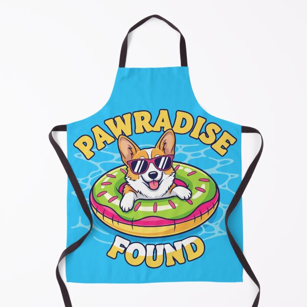 Item preview, Cute Corgi Dog Swimming Pool | Summer Paradise designed and sold by SillyPawsStudio.