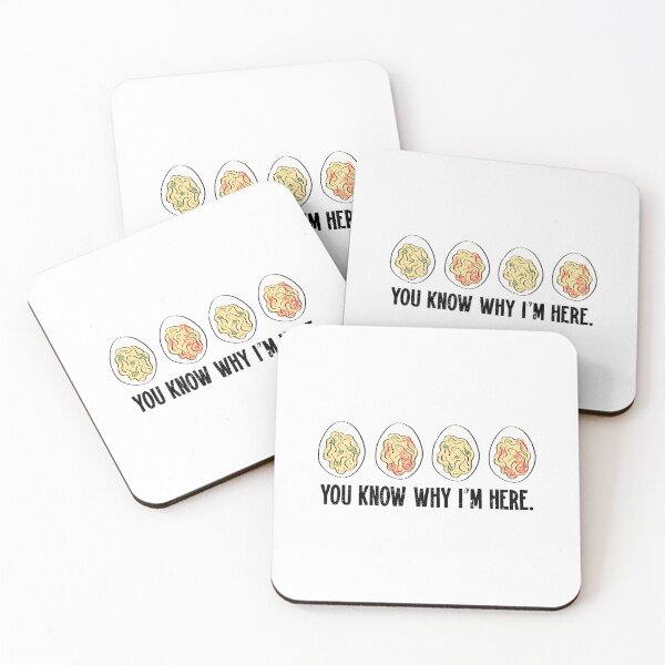 Item preview,   You Know Why I'm Here, Funny Thansgiving, Thanksgiving Dinner, Deviled Egg, Thanksgiving Gift  designed and sold by Shop-Cardinalch.