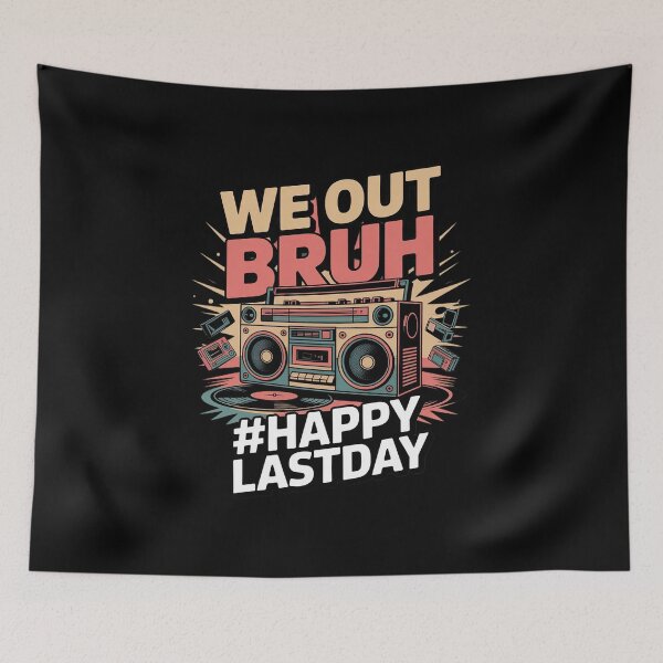 Item preview, We Out Bruh with Paper Plane & Hashtag designed and sold by VasilisLamArt.