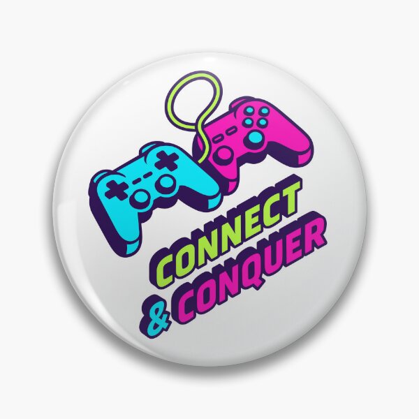 Item preview, Connect & Conquer — Neon Gamer Unity Design designed and sold by DSGIN4YOU.