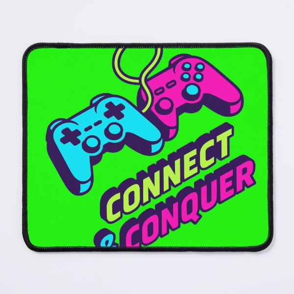Item preview, Connect & Conquer — Neon Gamer Unity Design designed and sold by DSGIN4YOU.