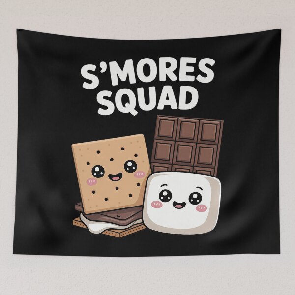 Item preview, S'mores Marshmallows Smores Squad Camping Campfire designed and sold by Moon-Ape.