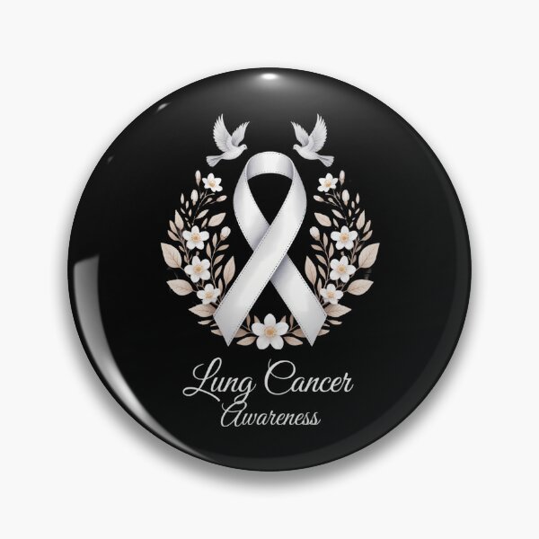 Item preview, Lung Cancer Awareness Ribbon Lung Cancer designed and sold by Moon-Ape.