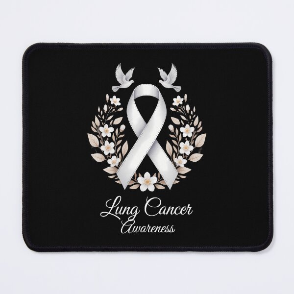 Item preview, Lung Cancer Awareness Ribbon Lung Cancer designed and sold by Moon-Ape.