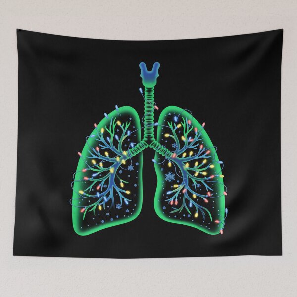 Item preview, Pulmonologist Christmas Lungs Branches Cute Breath Xmas designed and sold by Sea4Adventures.