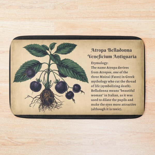 Item preview, Occult Deadly Nightshade | Botanical Herbology T-Shirt | Witchy Atropa Belladonna designed and sold by JACI'S STORE.