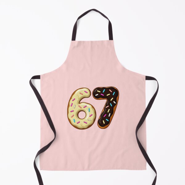 Item preview, Funny Six Seven Chocolate Donut Number 67 Player Fun Meme 67th Birthday designed and sold by MouDantArts.