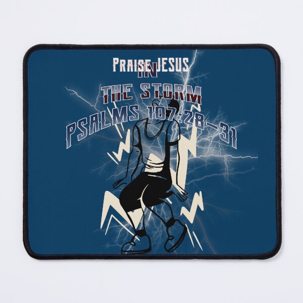 Item preview, Praise Jesus In The Storm | Psalms 107: 28-31 designed and sold by Mrs. Kizzy Gillis Heavenly-Merch.