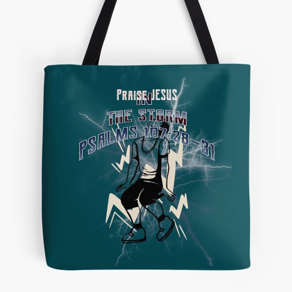 Item preview, Praise Jesus In The Storm | Psalms 107: 28-31  designed and sold by Mrs. Kizzy Gillis Heavenly-Merch.
