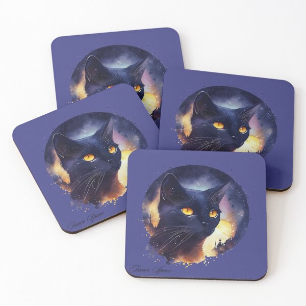 Item preview, Black Cat Inner Space Universe Design designed and sold by Naturich.