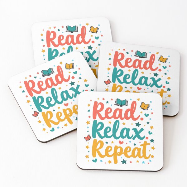 Item preview, Read Relax Repeat designed and sold by TheEmptyBottleStudio.