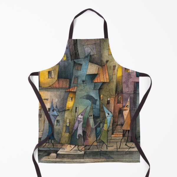 Item preview, Quirky Ghost Parade in Abstract Colorful Town designed and sold by dawnleblanc55.