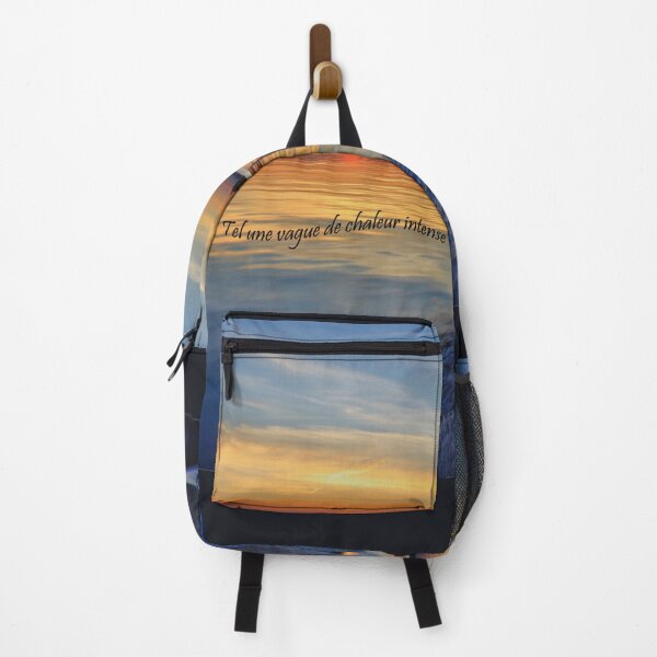 Item preview, Rowboat waves, with sunset over the water designed and sold by Production Art Manon Meilleur.