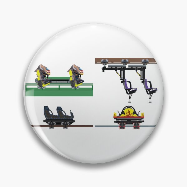 Item preview, Chessington World of Adventures Coaster Cars Design designed and sold by CoasterMerch.