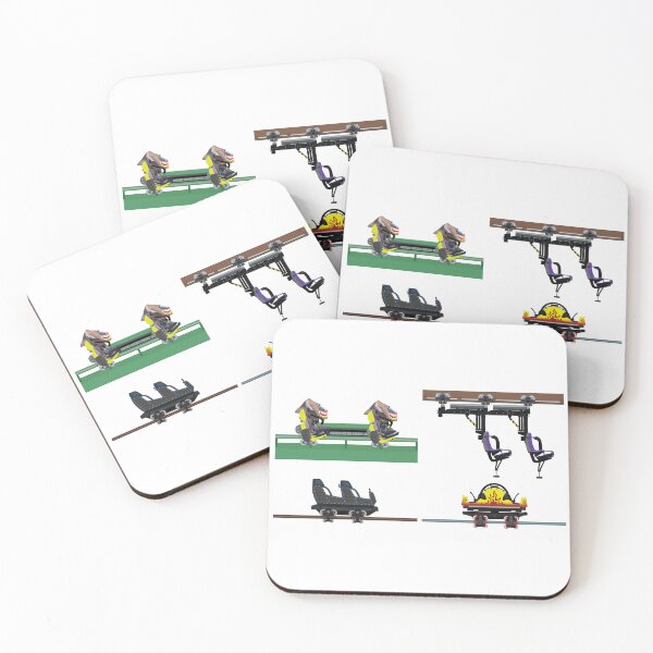 Item preview, Diseño de vagones de montaña rusa de Chessington World of Adventures designed and sold by CoasterMerch.