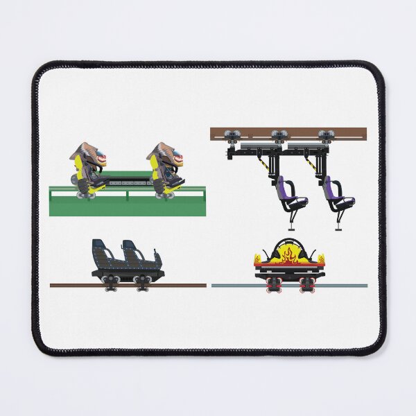 Item preview, Chessington World of Adventures Coaster Cars Design designed and sold by CoasterMerch.