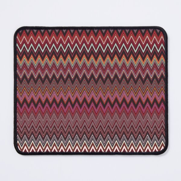 Item preview, Missoni textile vector seamless repeat pattern red designed and sold by Retro Street Studios.
