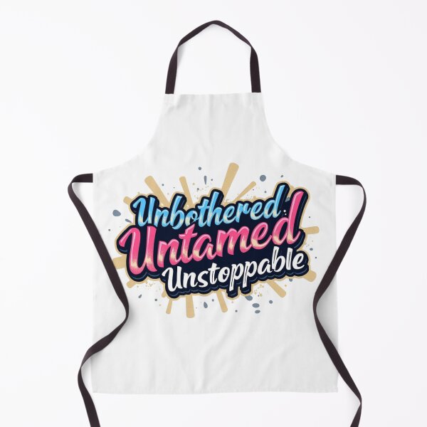 Item preview, Unbothered Untamed Unstoppable Aesthetic Motivational Script. Empowered Woman Energy Design designed and sold by Aarvya Fashion Club ( A.F.C ).
