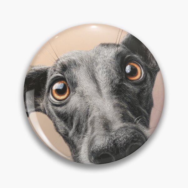 Item preview, Greyhound Peeking over Wall 01 designed and sold by Elisabeth Lucas.