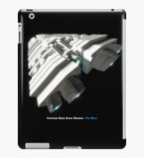 8 Bit Pixel Spaceship Leviathan Class Space Carrier - The Duke iPad Case/Skin