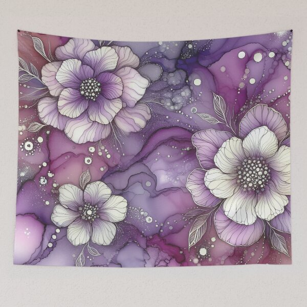 Item preview, Purple Flowers  designed and sold by GraphicsClub.