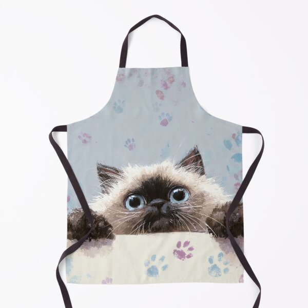 Item preview, Himalayan Cat Peeking over Wall 02 designed and sold by Elisabeth Lucas.