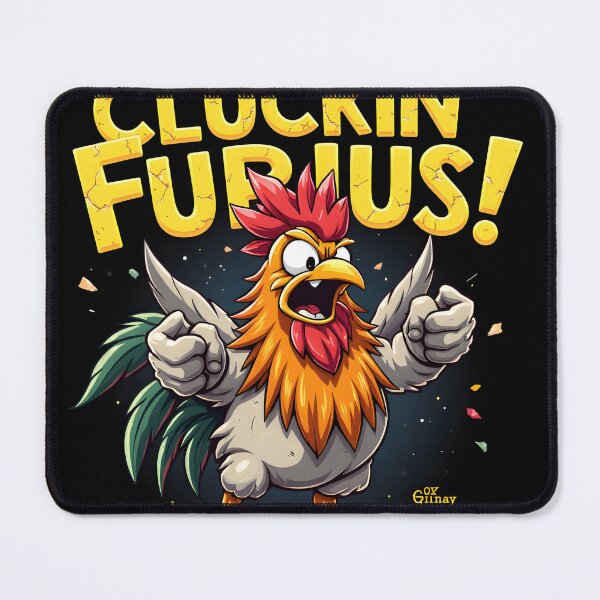 Item preview, Cluckin’ Furious – Funny Angry Rooster Shirt | Farm Animal Humor Tee | Cartoon Chicken Attitude Design” designed and sold by GG Creations .