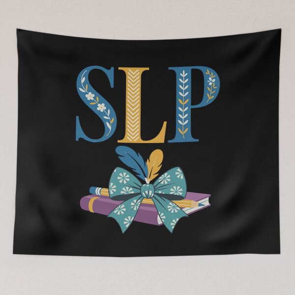 Item preview, Speech Therapy Flower Speech Language Pathologist SLP Floral designed and sold by DrewLeuschke.