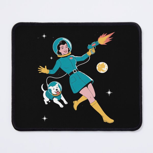 Item preview, Space Pin-Up & Astro Pup designed and sold by AmparoBoyle.