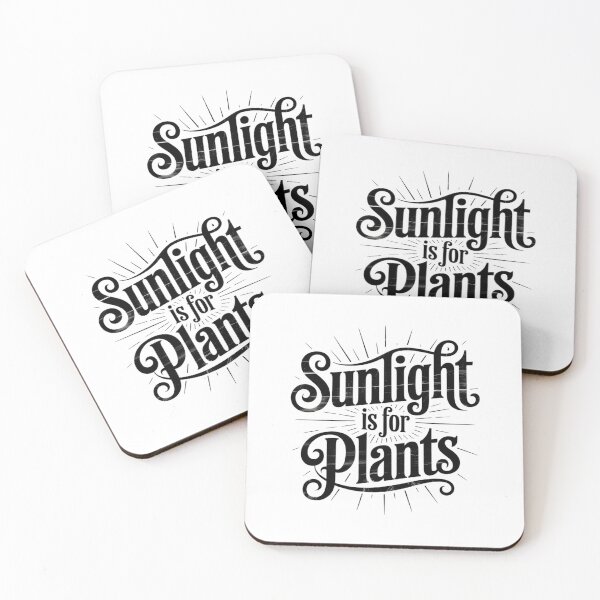 Item preview, Sunlight is for Plants Goth Vampire Introvert Quote designed and sold by DrewLeuschke.