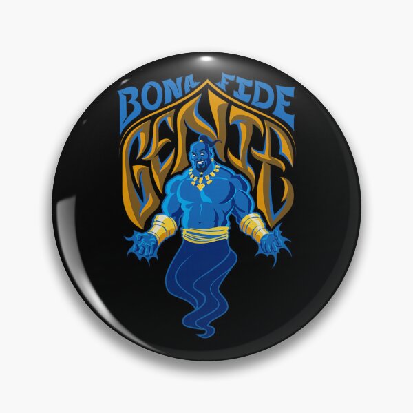 Item preview, Genie Bona Fide – Blue Magic Spirit Retro Artwork Design designed and sold by Wendy Darion.