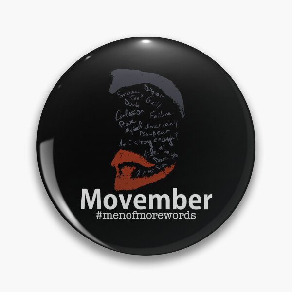 Item preview, Movember thoughts designed and sold by CDWoriginals.