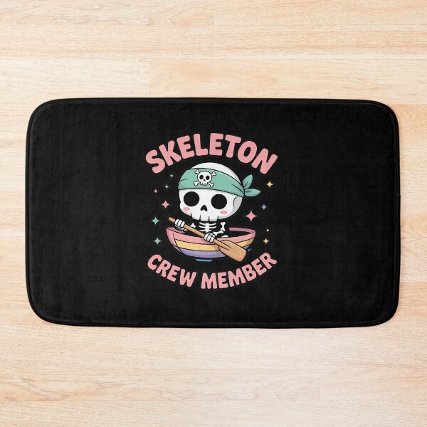 Item preview, Skeleton Crew Member Tiny Pirate Captain Rowing Boat designed and sold by AmparoBoyle.