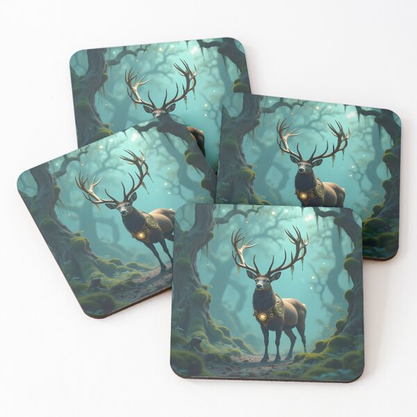 Item preview, Majestic Stag In A Forgotten Forest  designed and sold by Wiss2Arts.