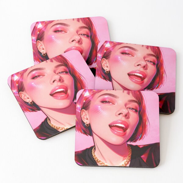 Item preview, Scarlett's Gaze - Many Faces - Pop Art designed and sold by CleverCulture.