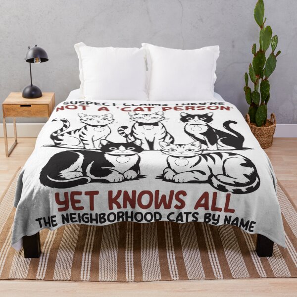 Item preview, Suspect claims you're not a 'cat person' yet know all the neighborhood cats by name designed and sold by BrownHorse90s.