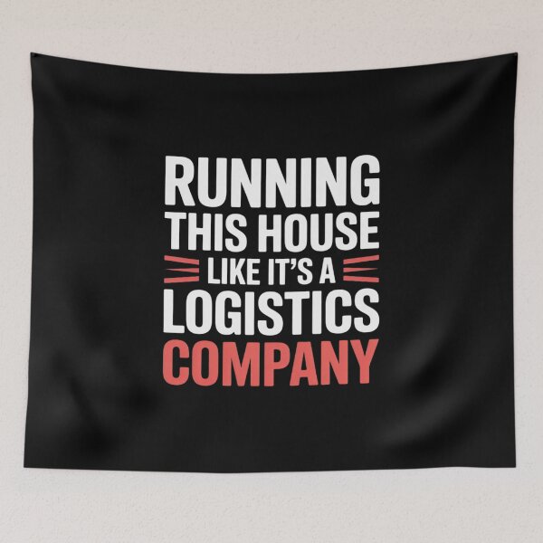 Item preview, Running House Like Logistics Company Trucker Wife designed and sold by DrewLeuschke.