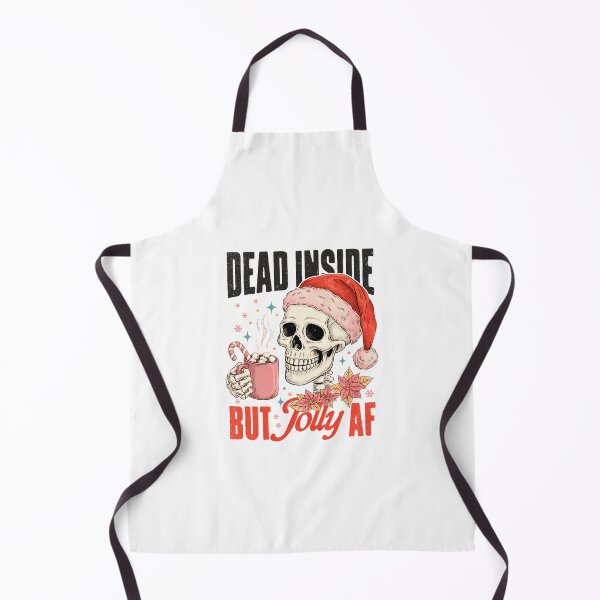 Item preview, Dead Inside But Jolly Af Christmas Skull designed and sold by PatrickJGray.