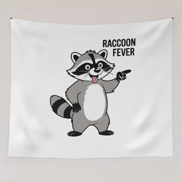 Item preview, Raccoon Fever Animal Lovers Raccoon designed and sold by AmparoBoyle.