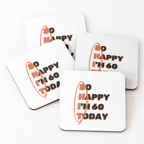 Item preview, Funny 60th Birthday SHIT Design designed and sold by luminous-studio.