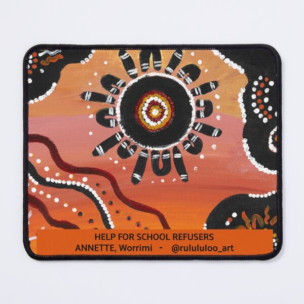 Item preview, ANNETTE, Worrimi girl, Indigenous Art designed and sold by Rulululoo-Art.