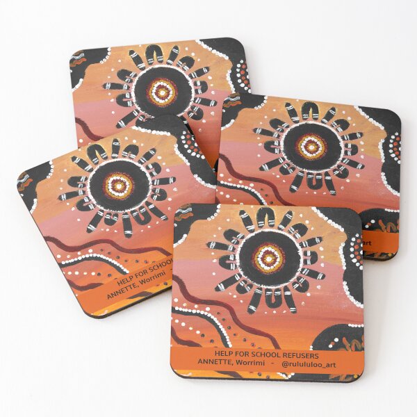 Item preview, ANNETTE, Worrimi girl, Indigenous Art designed and sold by Rulululoo-Art.