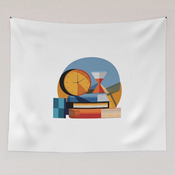 Item preview, Study Time With Classic Book Clock Art designed and sold by FWLKIT.
