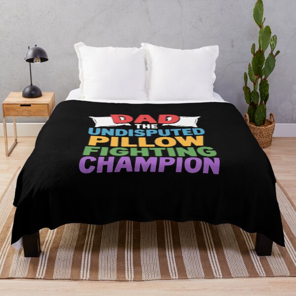 Item preview, Pillow Fighter, Dad The Undisputed Pillow Fighting Champion designed and sold by VasilisLamArt.