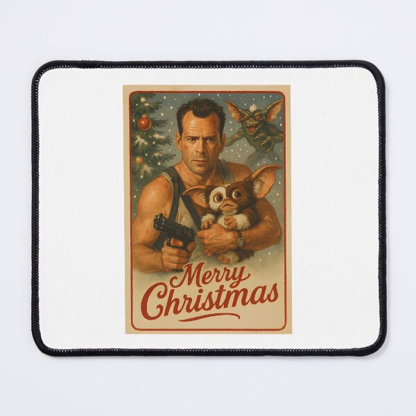 Item preview, Die Hard X Gremlins Mashup Christmas designed and sold by BrendaSFoster43.