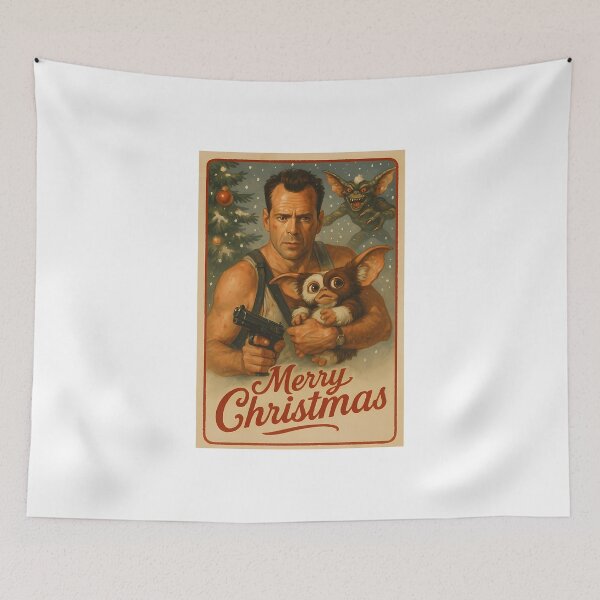Item preview, Die Hard X Gremlins Mashup Christmas  designed and sold by BrendaSFoster43.