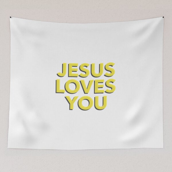 Item preview, Jesus Loves You designed and sold by The Cozy Cauldron.