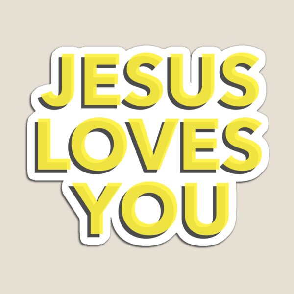 Item preview, Jesus Loves You designed and sold by The Cozy Cauldron.
